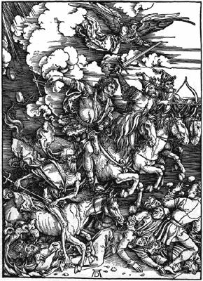 The Four Horses of the Apocalypse by Duerer